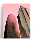 SAN FRANCISCO SALESFORCE TOWER IN PINK POSTER