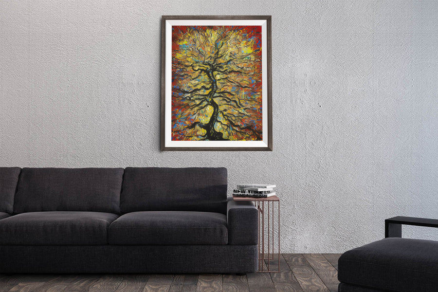 SOUTHERN LIVE OAK TREE POSTER