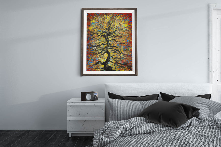 SOUTHERN LIVE OAK TREE POSTER