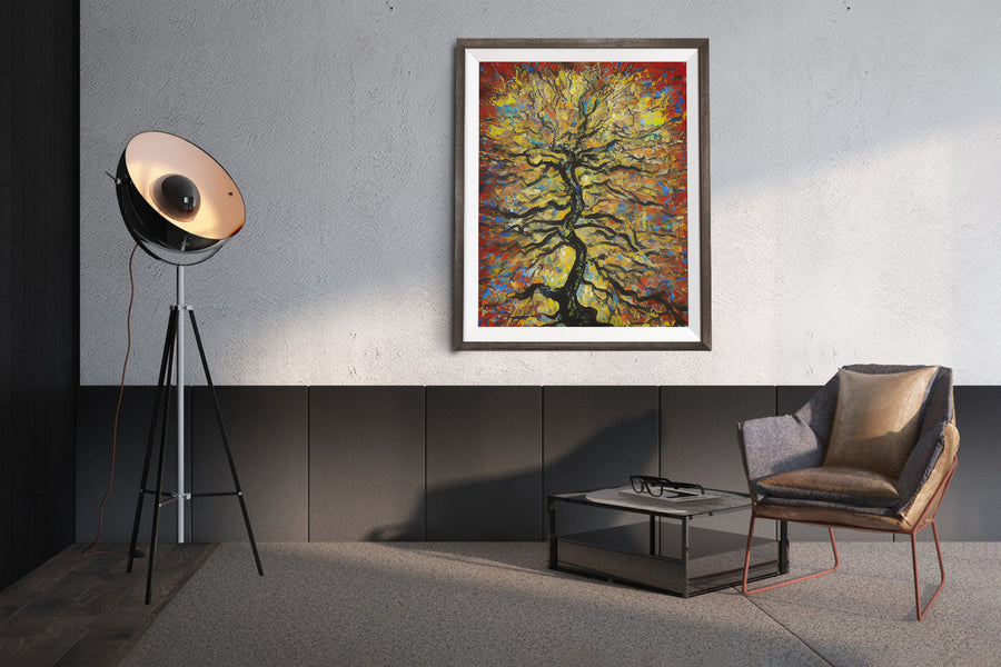 SOUTHERN LIVE OAK TREE POSTER