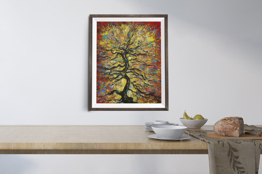 SOUTHERN LIVE OAK TREE POSTER