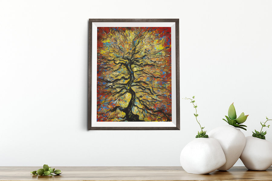 SOUTHERN LIVE OAK TREE POSTER