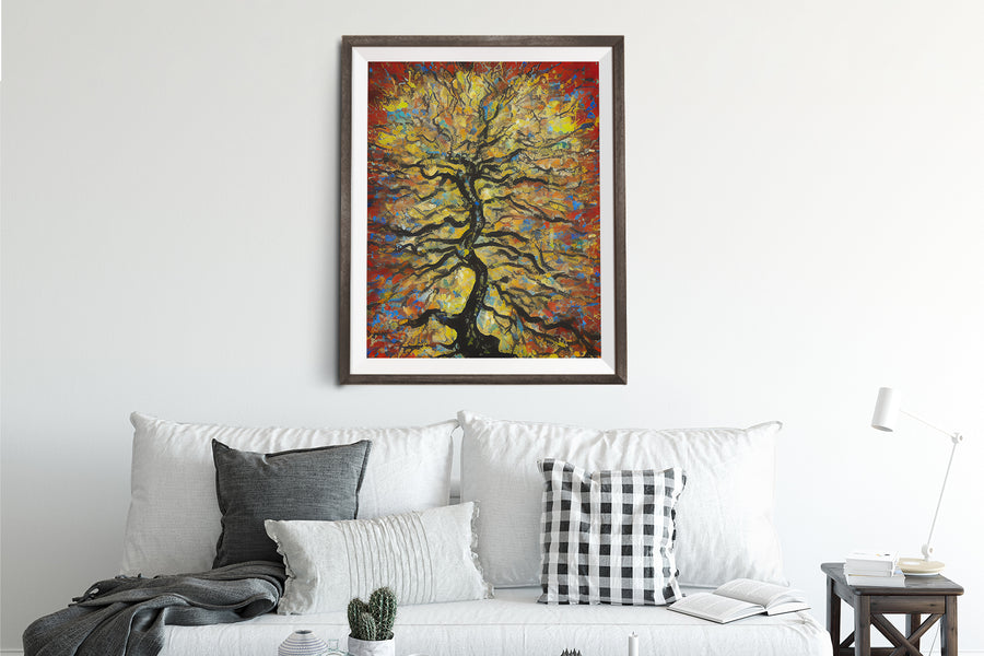 SOUTHERN LIVE OAK TREE POSTER