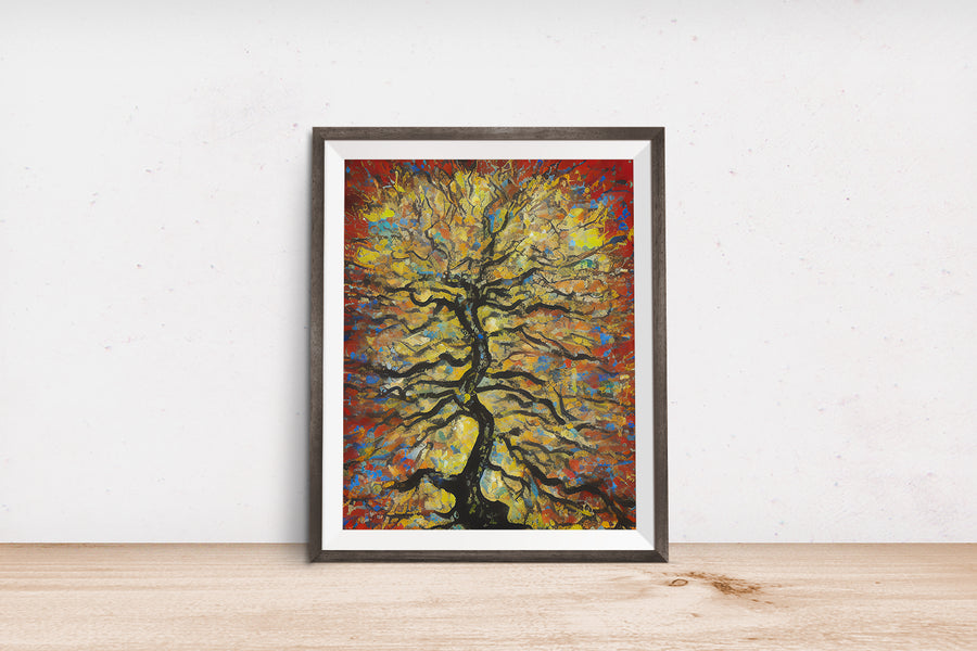 SOUTHERN LIVE OAK TREE POSTER