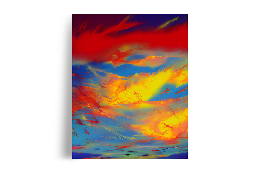 SUNSET CLOUDS POSTER