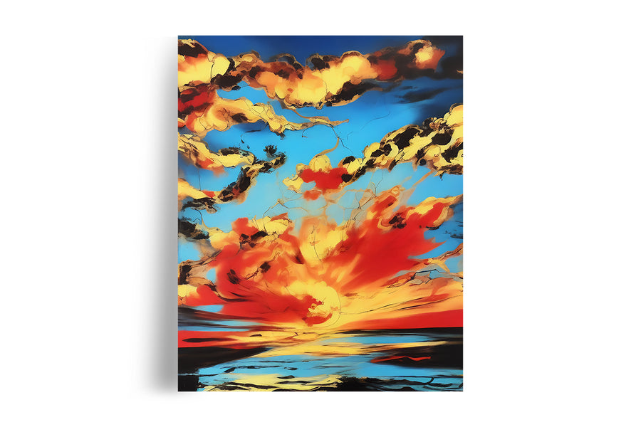 SUNSET CLOUDS POSTER