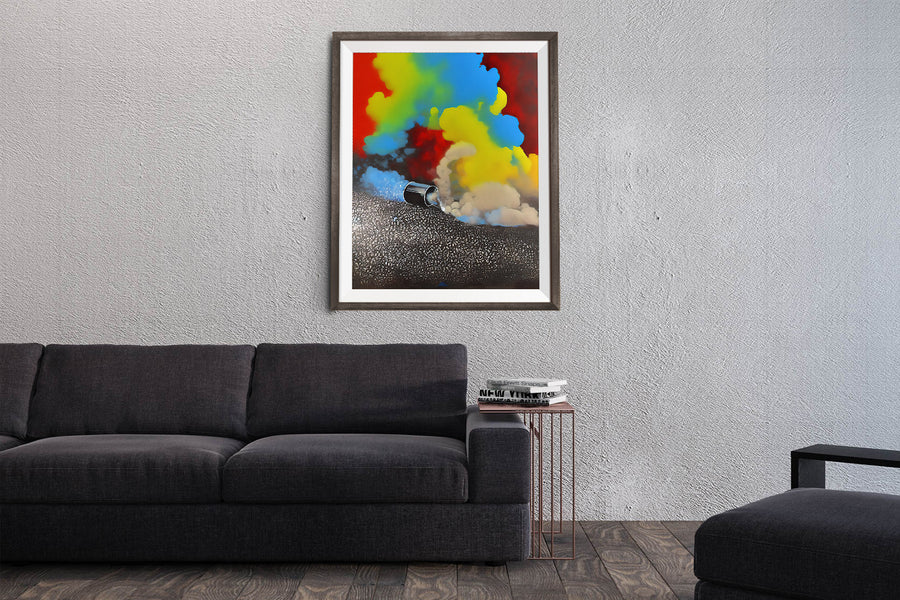 TEAR GAS RAINBOW POSTER