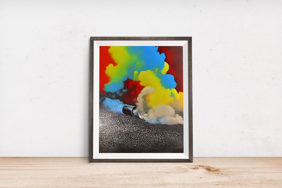 TEAR GAS RAINBOW POSTER