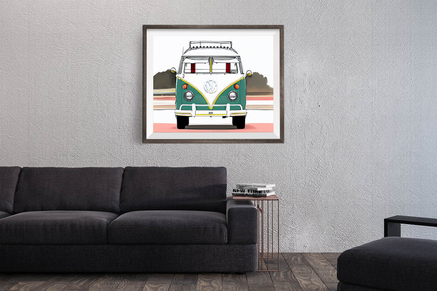 VOLKSWAGEN VW VAN POSTER