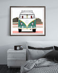 VOLKSWAGEN VW VAN POSTER