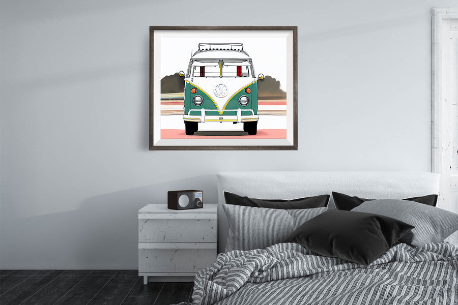 VOLKSWAGEN VW VAN POSTER