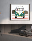 VOLKSWAGEN VW VAN POSTER