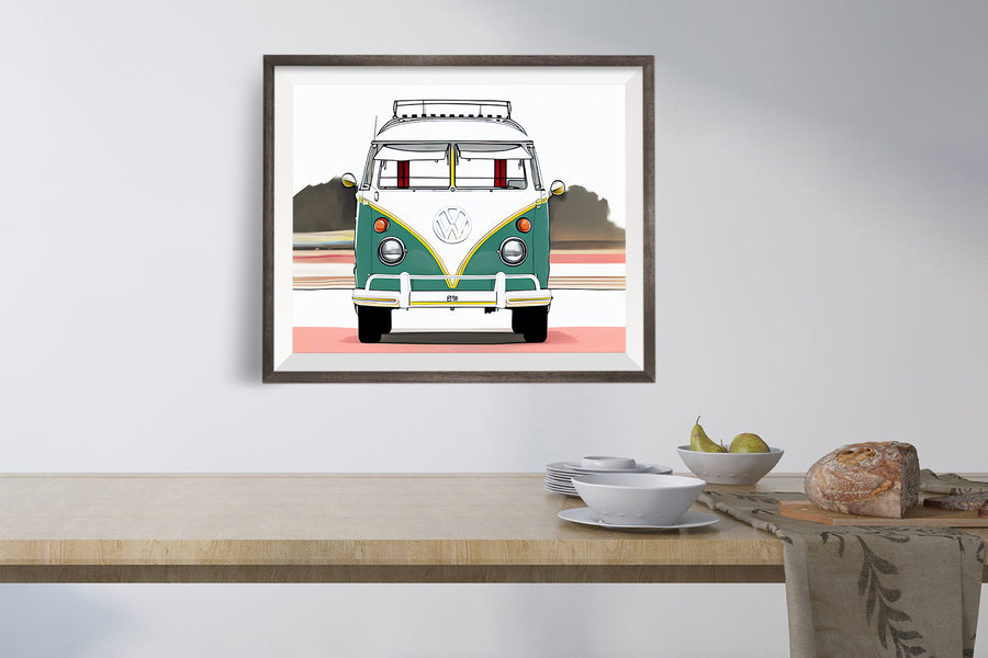 VOLKSWAGEN VW VAN POSTER