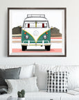 VOLKSWAGEN VW VAN POSTER