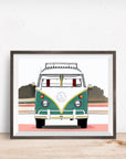 VOLKSWAGEN VW VAN POSTER