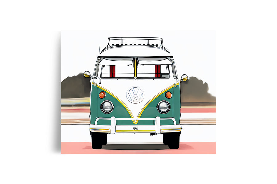 VOLKSWAGEN VW VAN POSTER