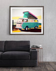 VOLKSWAGEN BUS VW VAN POSTER