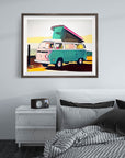 VOLKSWAGEN BUS VW VAN POSTER