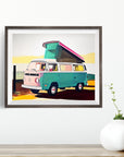 VOLKSWAGEN BUS VW VAN POSTER