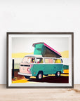 VOLKSWAGEN BUS VW VAN POSTER