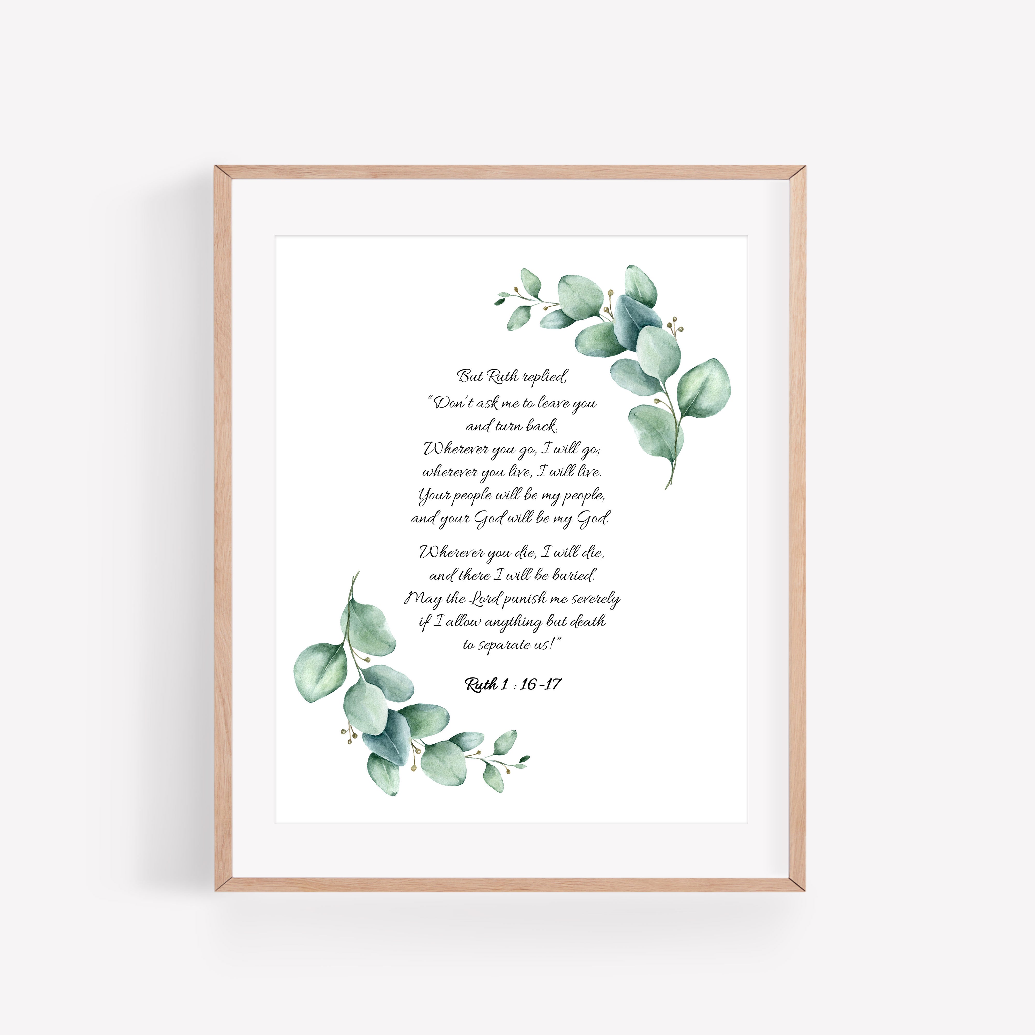 Personalized Wedding Day Love Letter / Wedding Vows / First Dance Song Cotton Anniversary Print - Eucalyptus