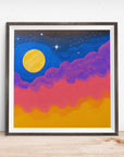 RAINBOW CLOUDS POSTER