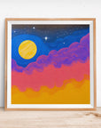 RAINBOW CLOUDS POSTER