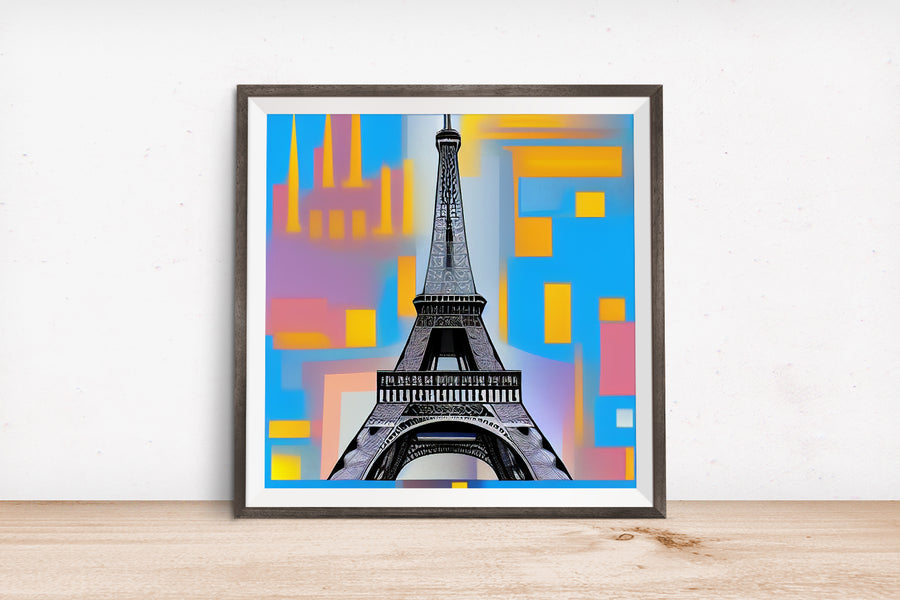EIFFEL TOWER PARIS FRANCE POSTER