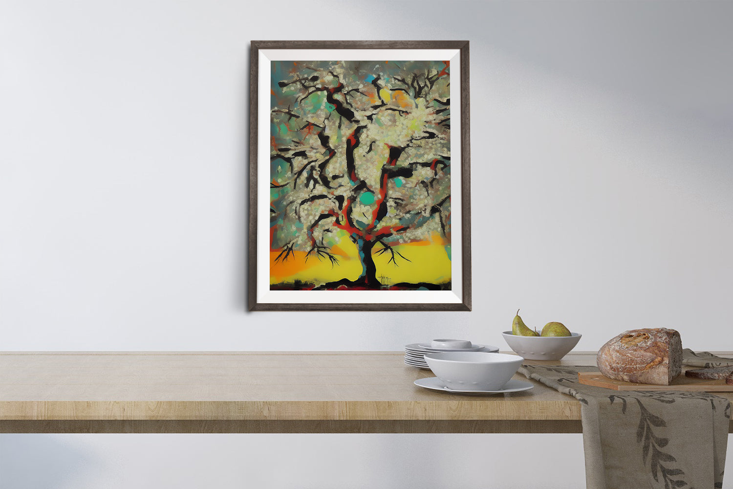 WHITE OAK TREE POSTER