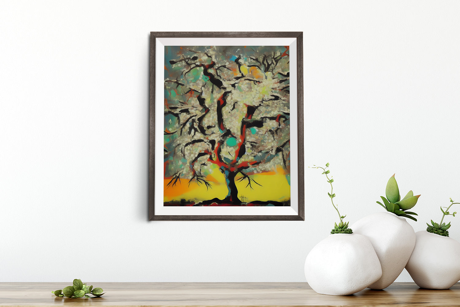 WHITE OAK TREE POSTER