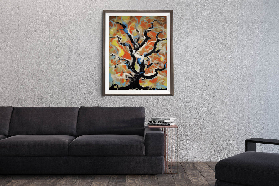 WHITE OAK TREE POSTER