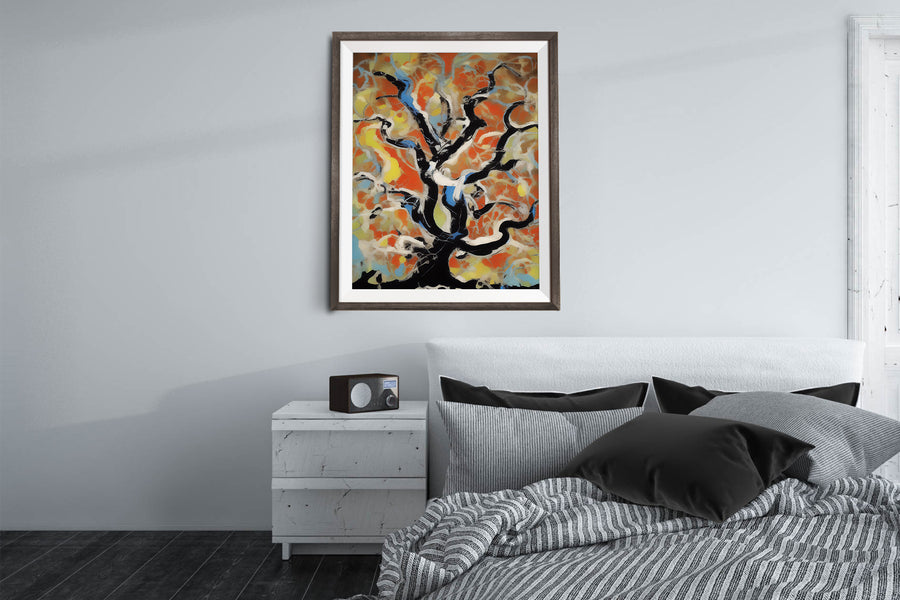 WHITE OAK TREE POSTER