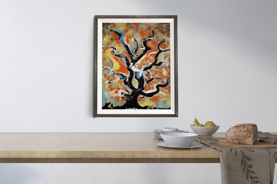 WHITE OAK TREE POSTER