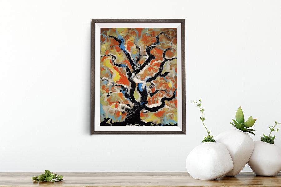 WHITE OAK TREE POSTER