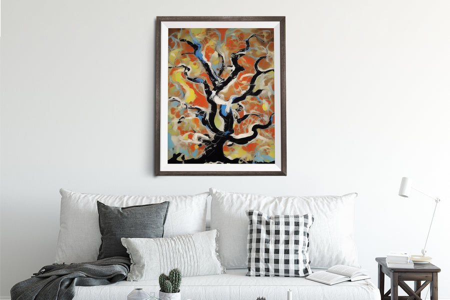 WHITE OAK TREE POSTER