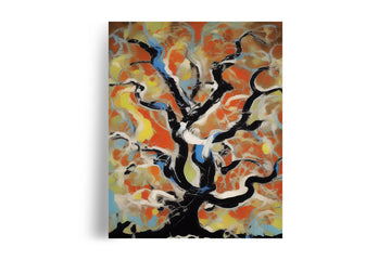 WHITE OAK TREE POSTER